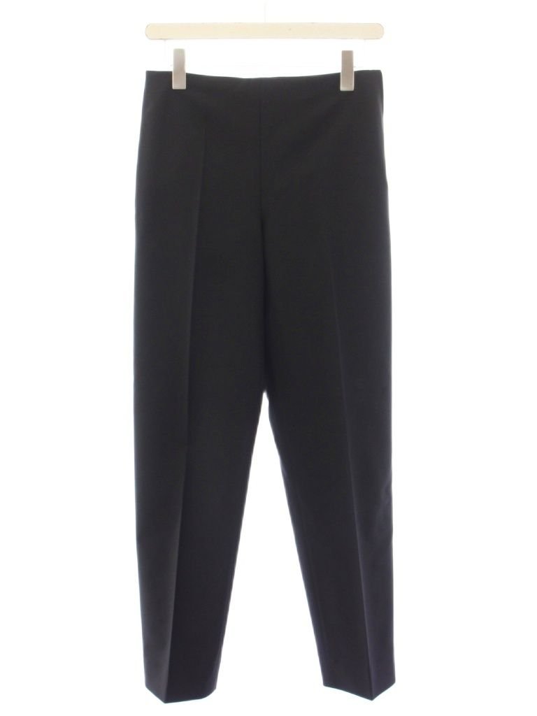 Prada Tapered Pants Trousers Stretch One Color 42 Black Bb